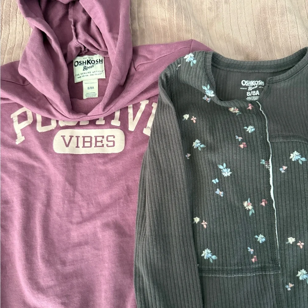 OshKosh Bgosh purple hoodie